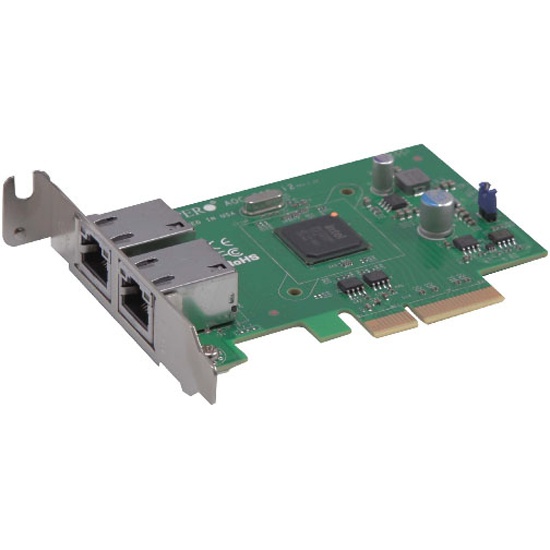 Сетевая карта SuperMicro Standard LP 2-port GbE with Intel i350 RETAIL PACK W/ CDR