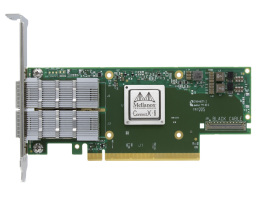 Адаптер Infiniband Mellanox ConnectX-6 VPI adapter card, 100Gb/s (HDR100, EDR IB and 100GbE), dual-port QSFP56, PCIe3.0/4.0 x16