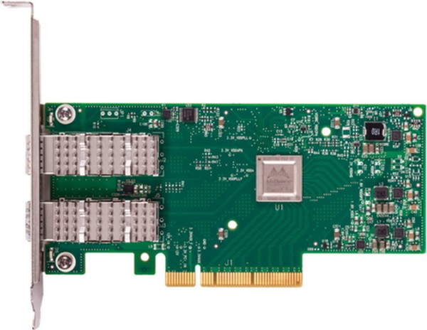Cетевой адаптер Mellanox ConnectX-4 Lx EN network interface card, 10GbE dual-port SFP+, PCIe3.0 x8, 