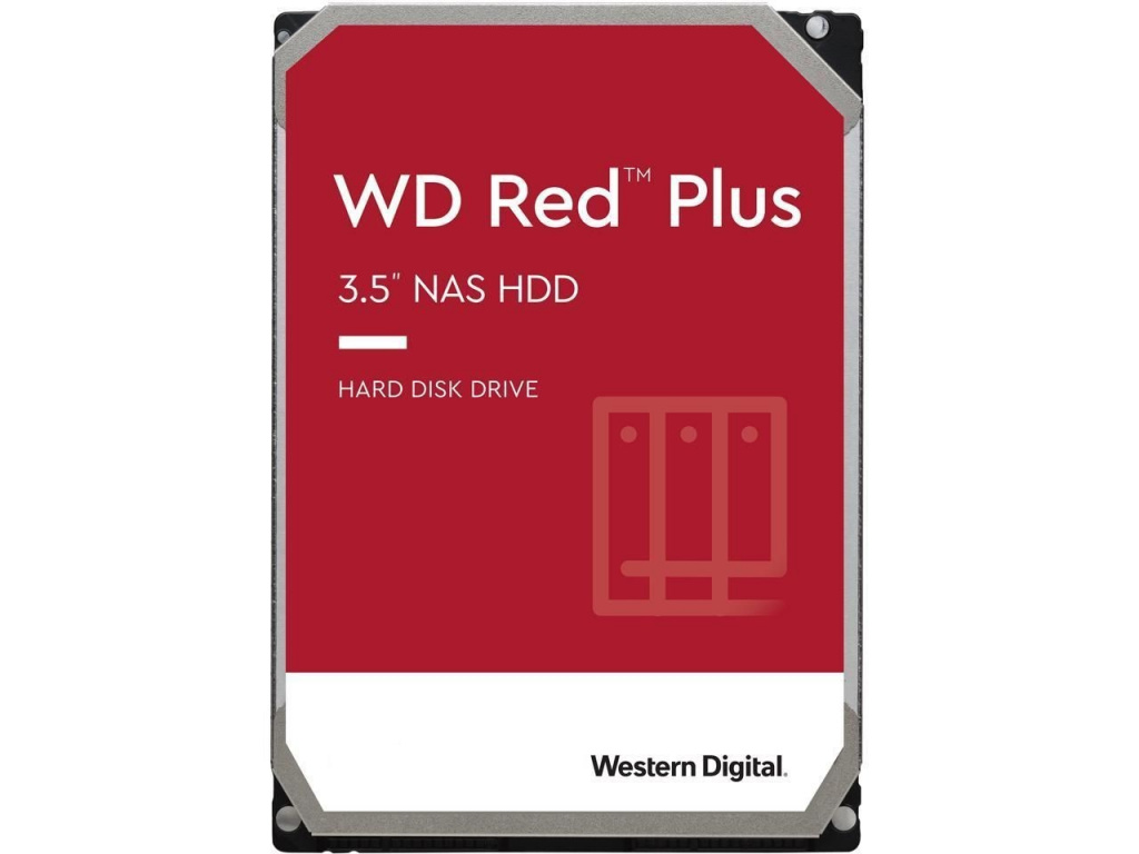 Жесткий диск Western Digital NAS Red Plus 14TB SATA-III, 7200 rpm, 512MB buffer, 1 year (WD140EFGX)